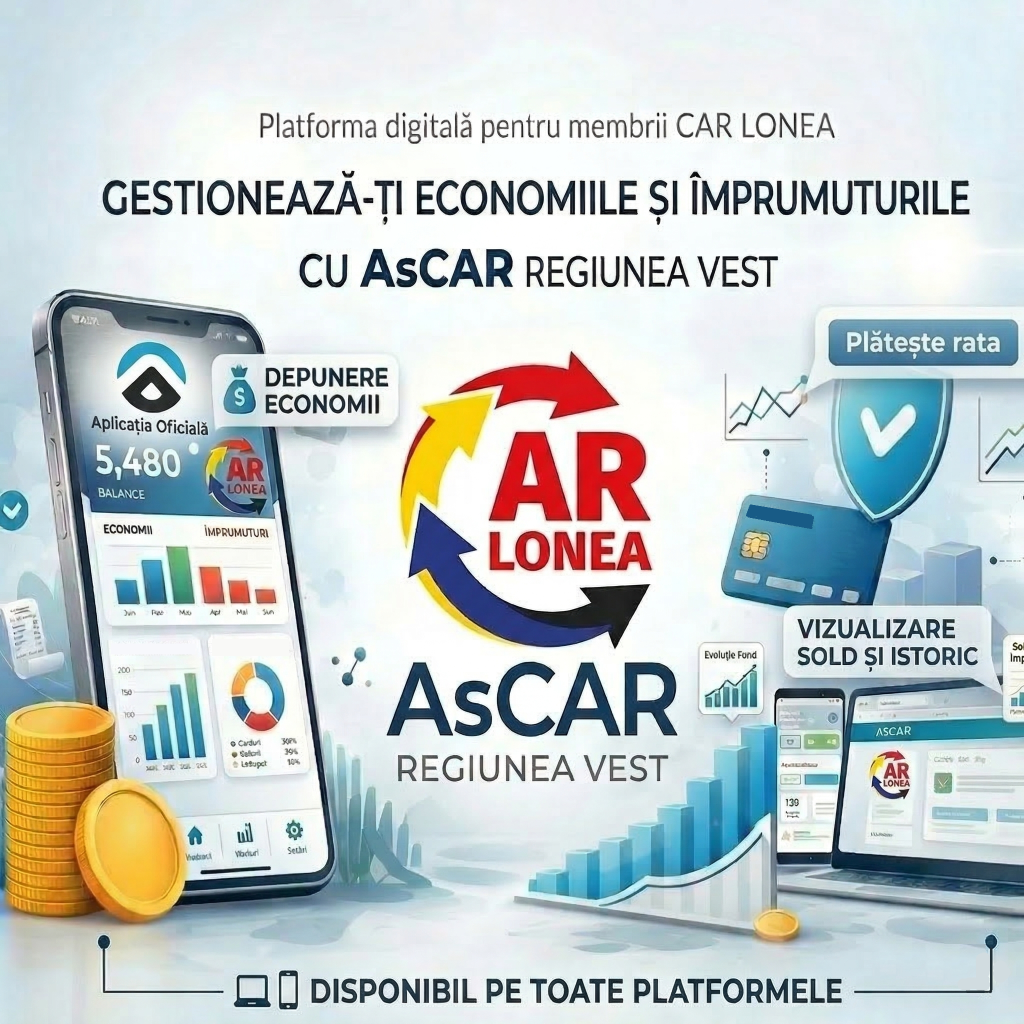 Ascar aplicatie de mobil pentru plata la CAR LONEA